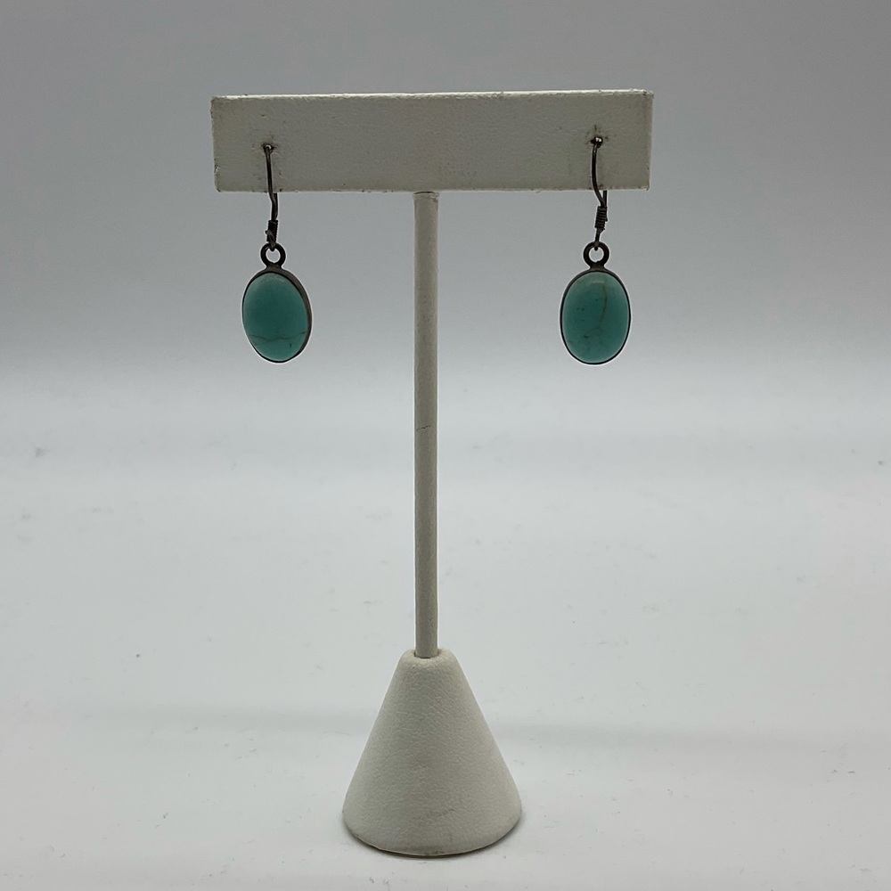 Turquoise and Sterling Silver Earrings